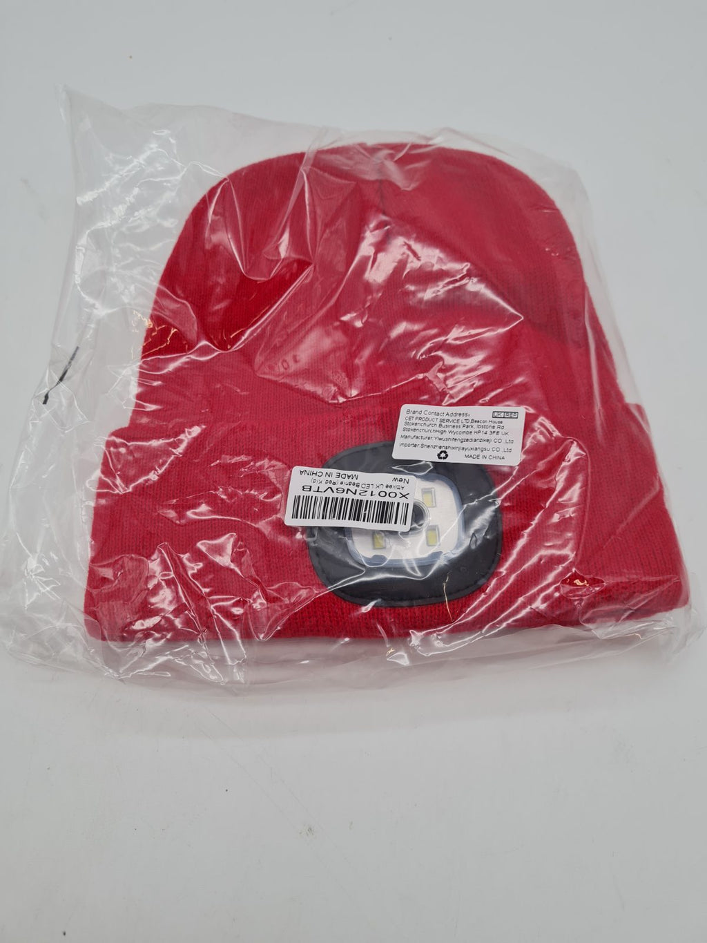 LED Beanie Hat - red — photograph 1