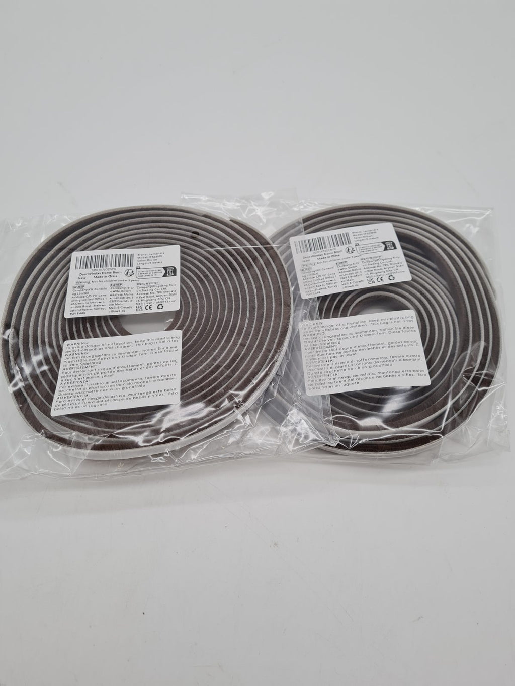 Door and window frame brush seal RFTZ595 2 pack â€” photograph 1