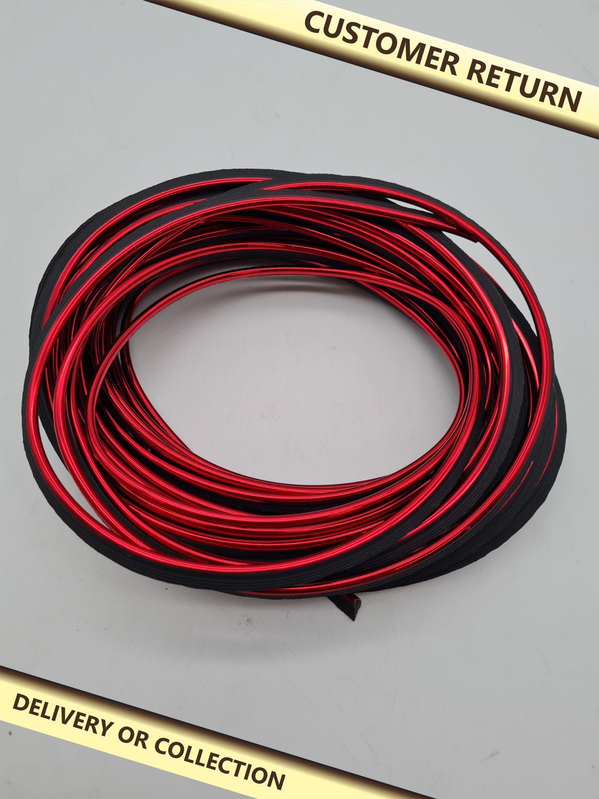 Automotive Door Edge Guard Trim — photograph 1 — Customer return; auction delivery information shown on image
