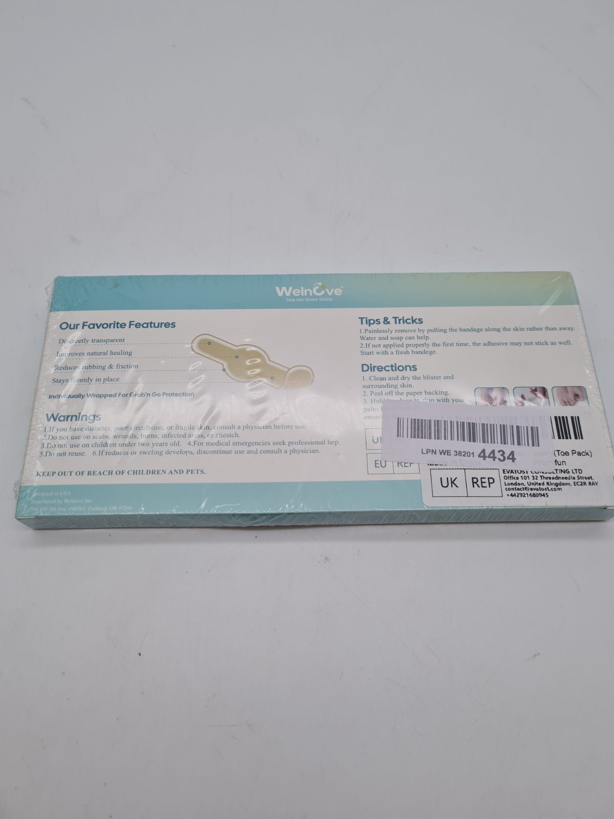 Gel blister bandages for toes, 24 pack — photograph 2