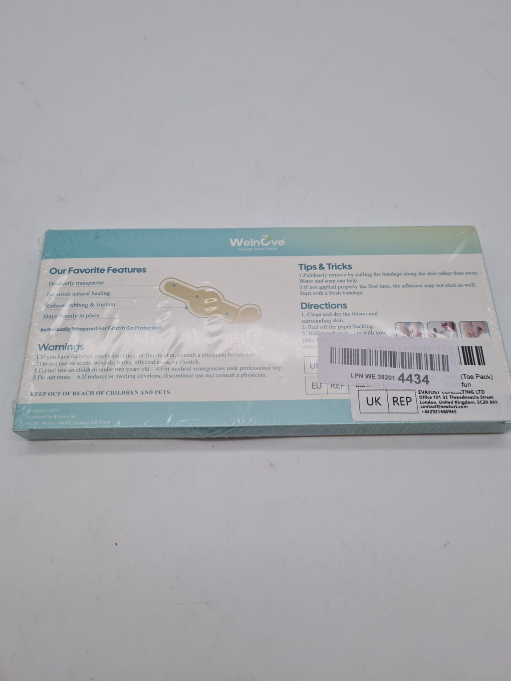 Gel blister bandages for toes, 24 pack — photograph 2