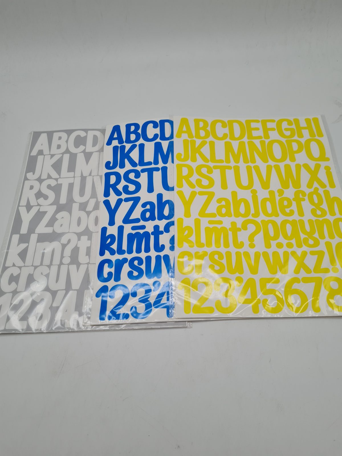 Bundles of alphabet stickers — photograph 2