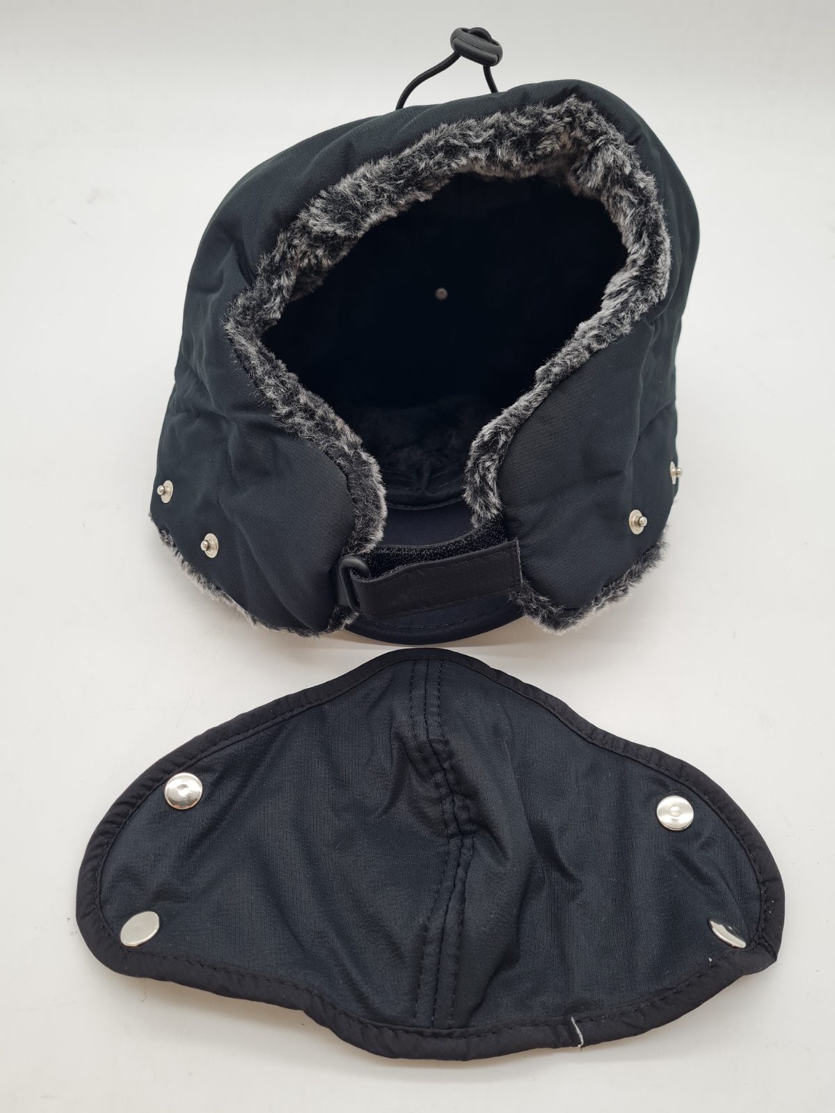Faux-fur-lined winter cap with ear flaps â€” photograph 2
