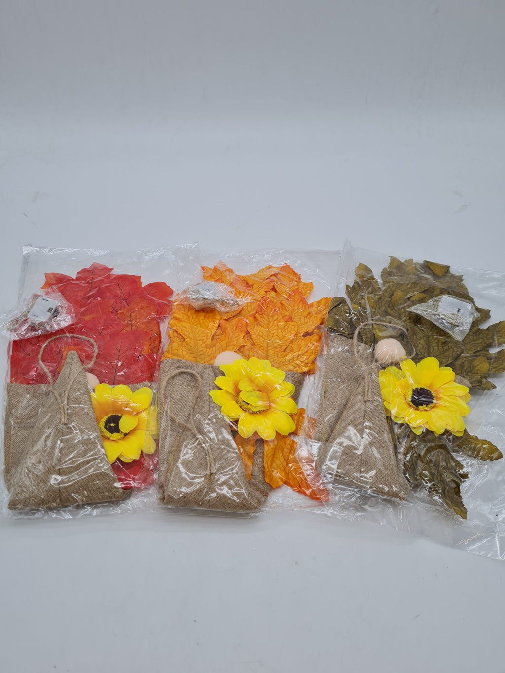 3-Piece Light-Up Autumn Gnome Decoration Set — photograph 1