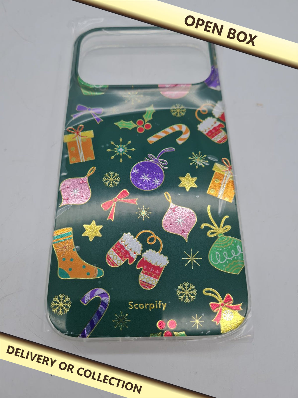 Phone Case UK-17PM-1108-M01000 — photograph 1 — Open box; auction delivery information shown on image