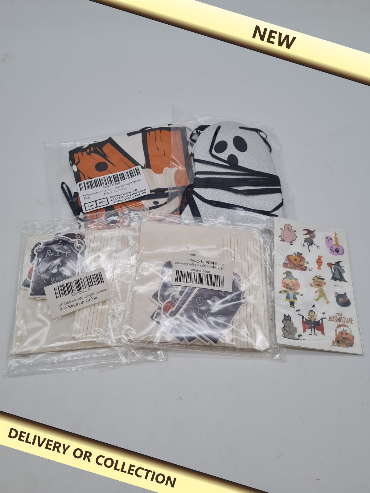 Halloween bundle — photograph 1 — New; auction delivery information shown on image