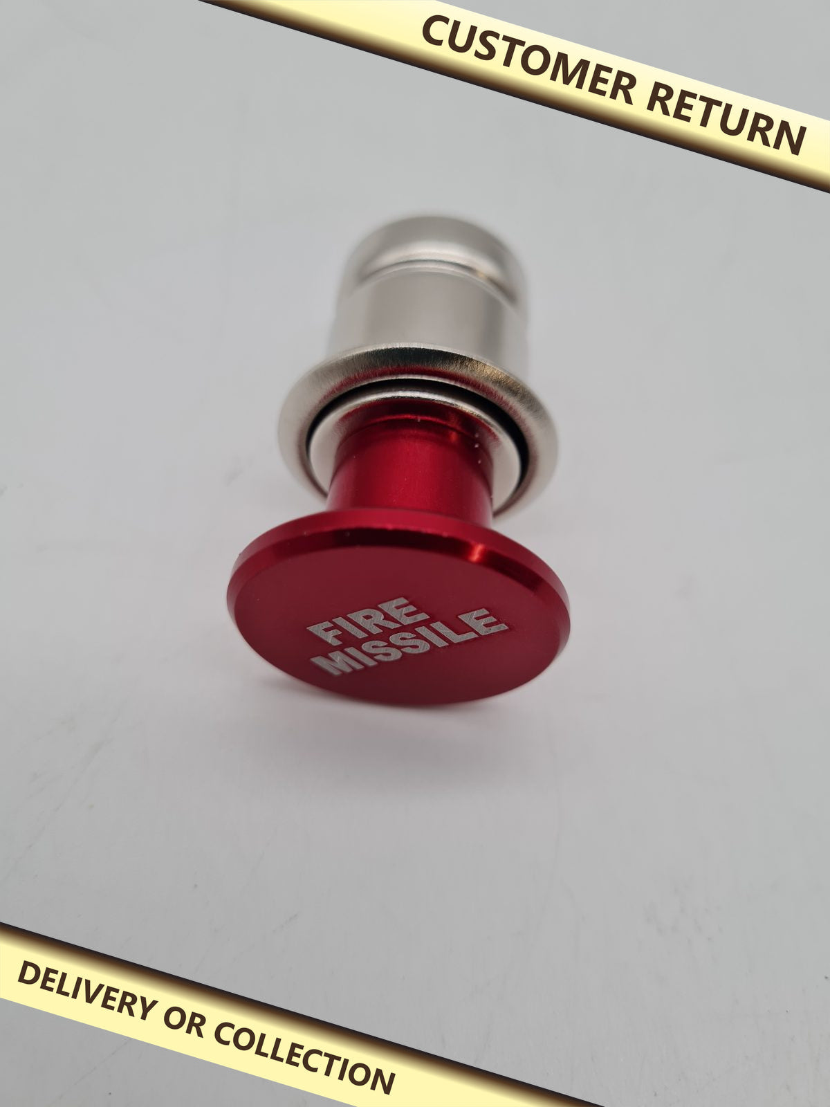 Novelty 12V Car Cigarette Lighter – Fire Missile — photograph 1 — Customer return; auction delivery information shown on image