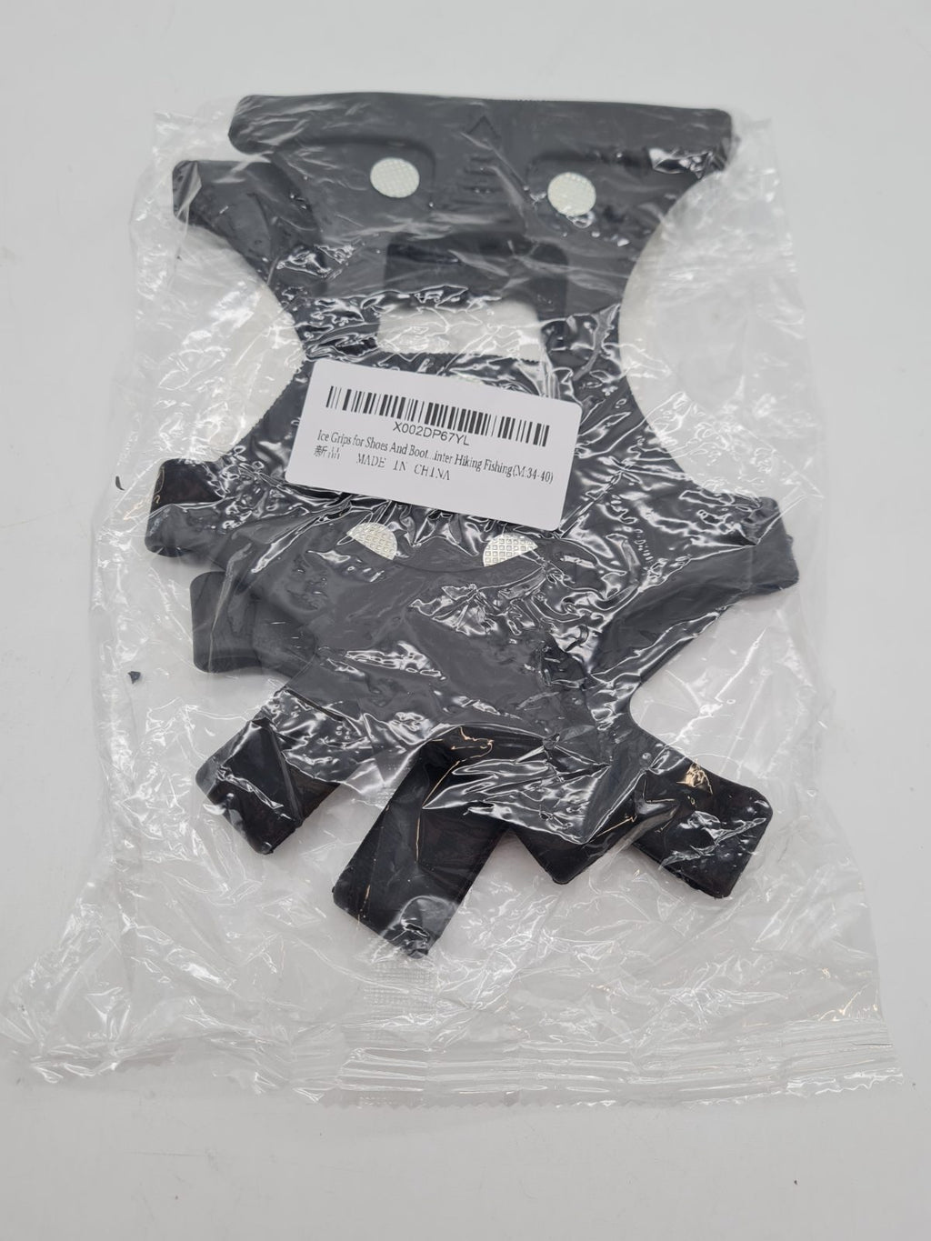 Pair of Studded Shoe Ice Grips Size M â€” photograph 3
