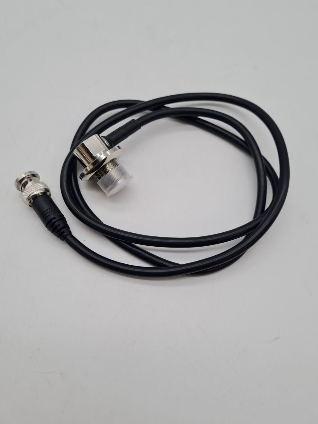 Coaxial Adapter Cable with Bulkhead Socket â€” photograph 1