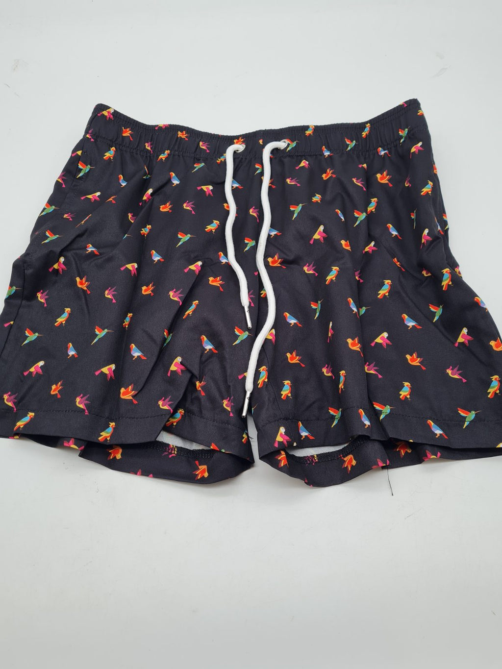 Bird-print swim shorts â€” photograph 1
