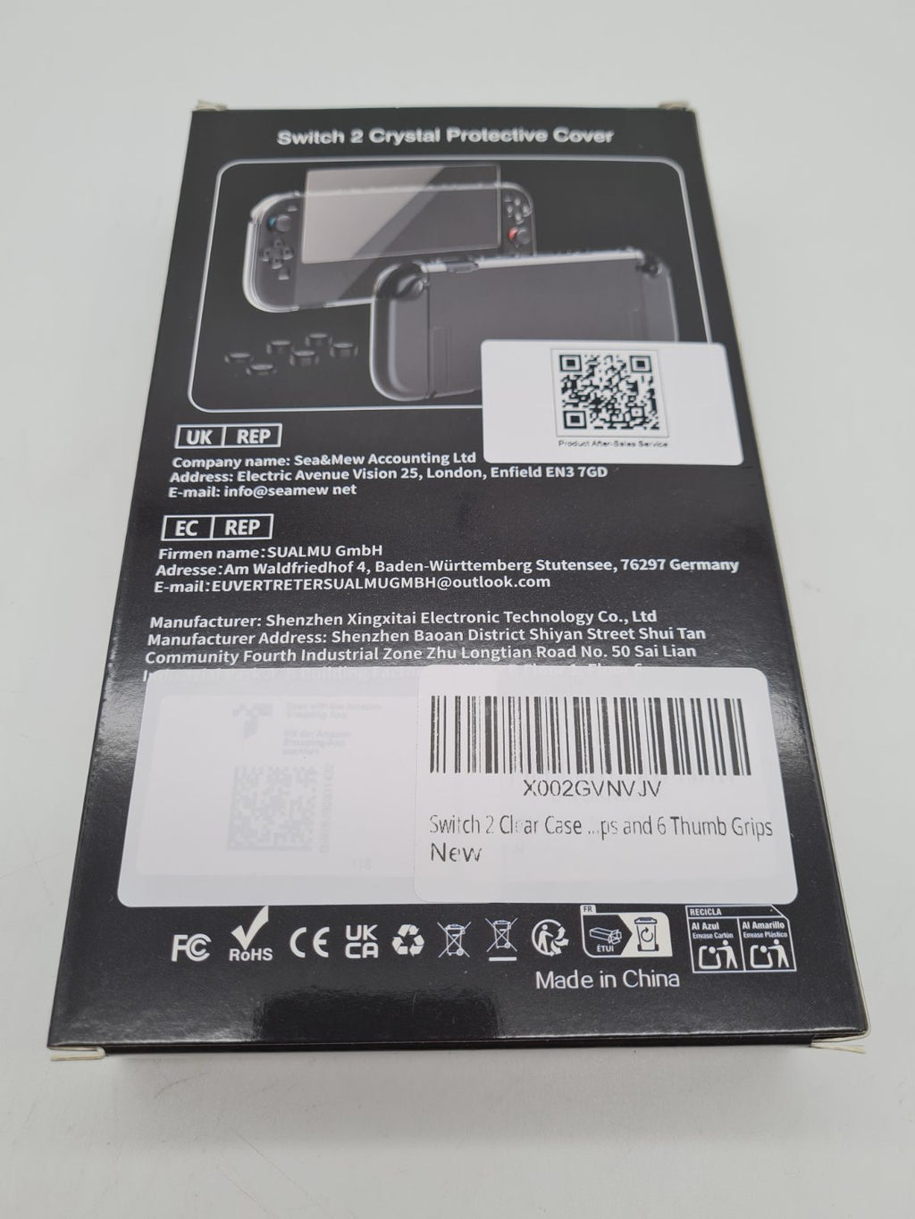 KeysTop Crystal Protective Cover for Nintendo Switch 2 — photograph 2