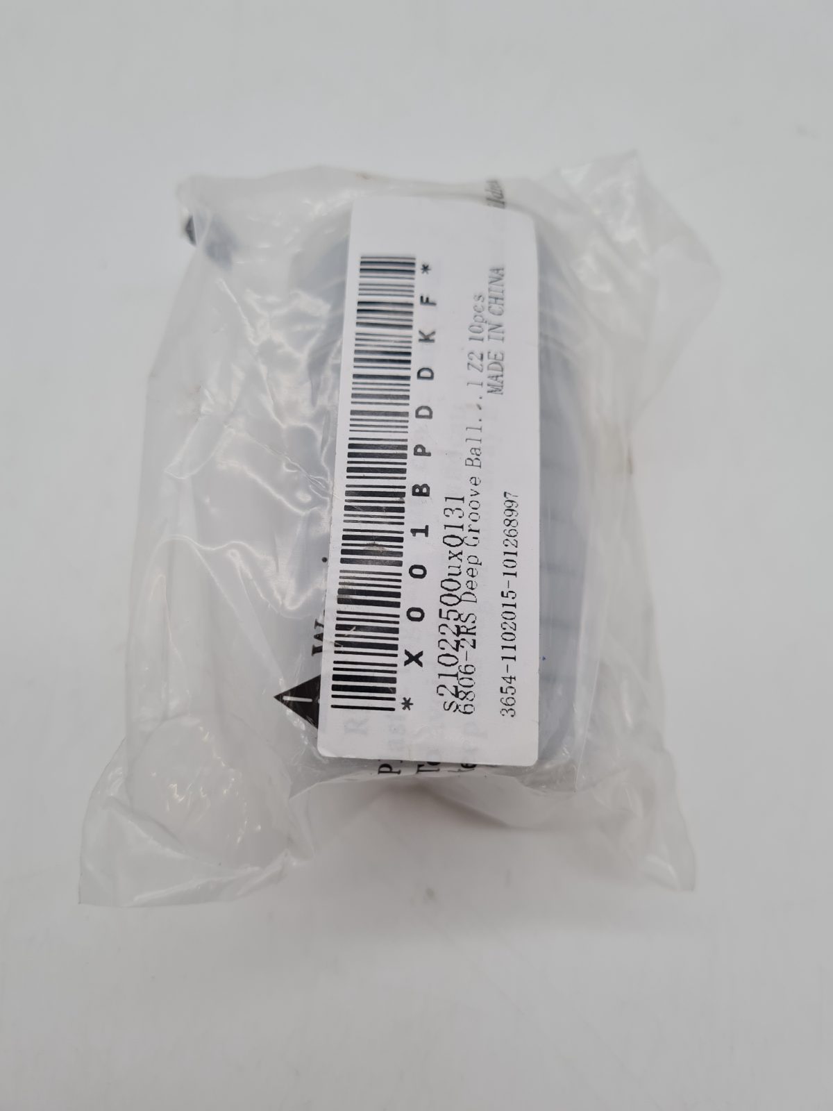 10 Deep Groove Ball Bearings 6806-2RS — photograph 3