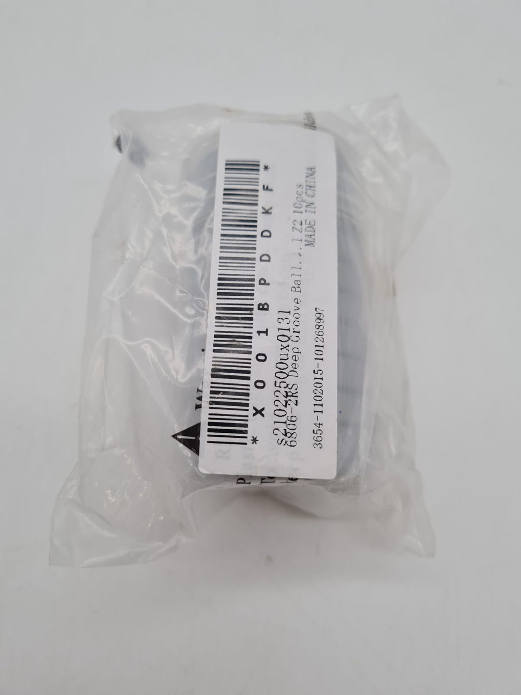 10 Deep Groove Ball Bearings 6806-2RS â€” photograph 3