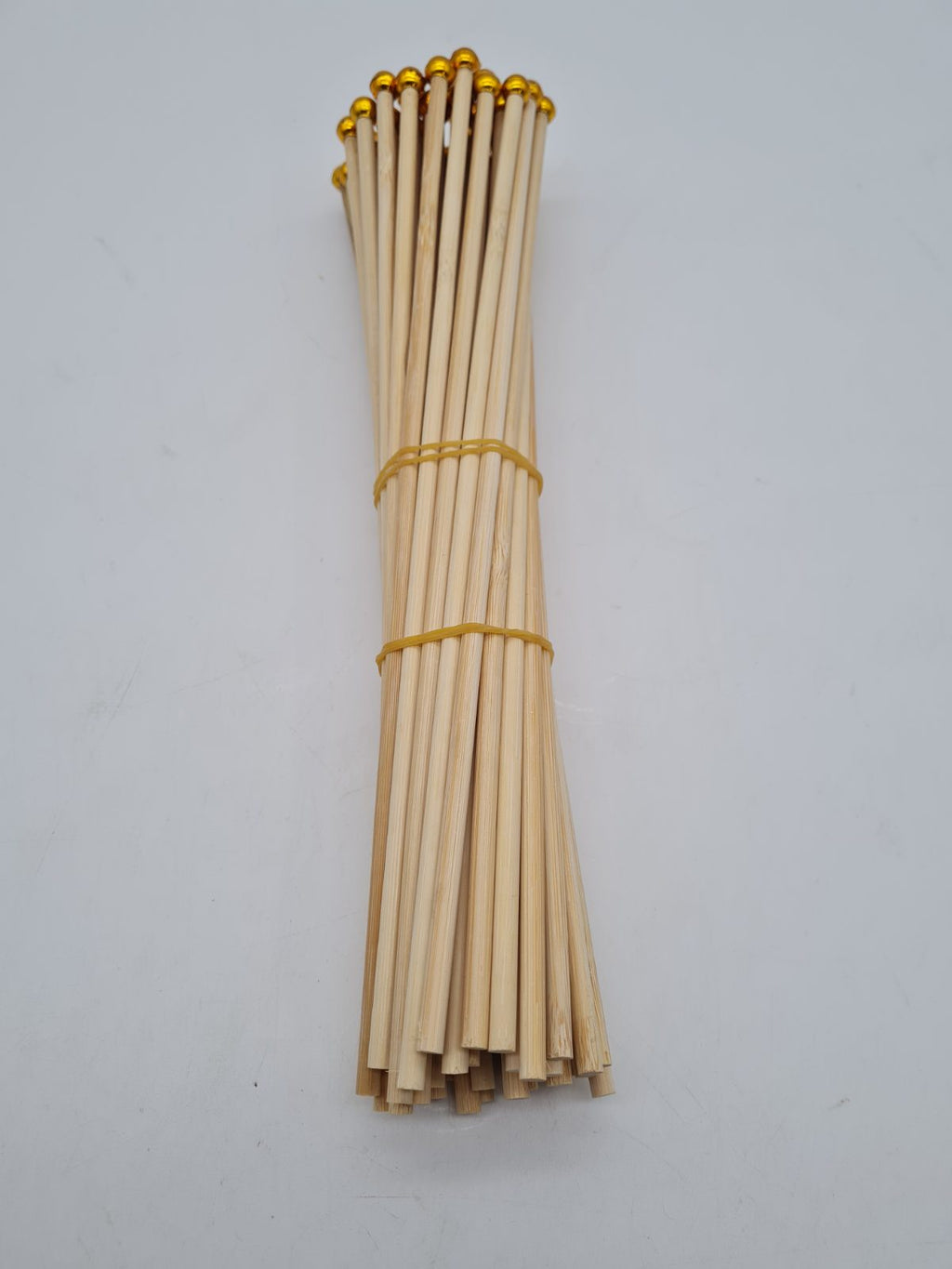 Decorative bamboo skewers with ball ends â€” photograph 1