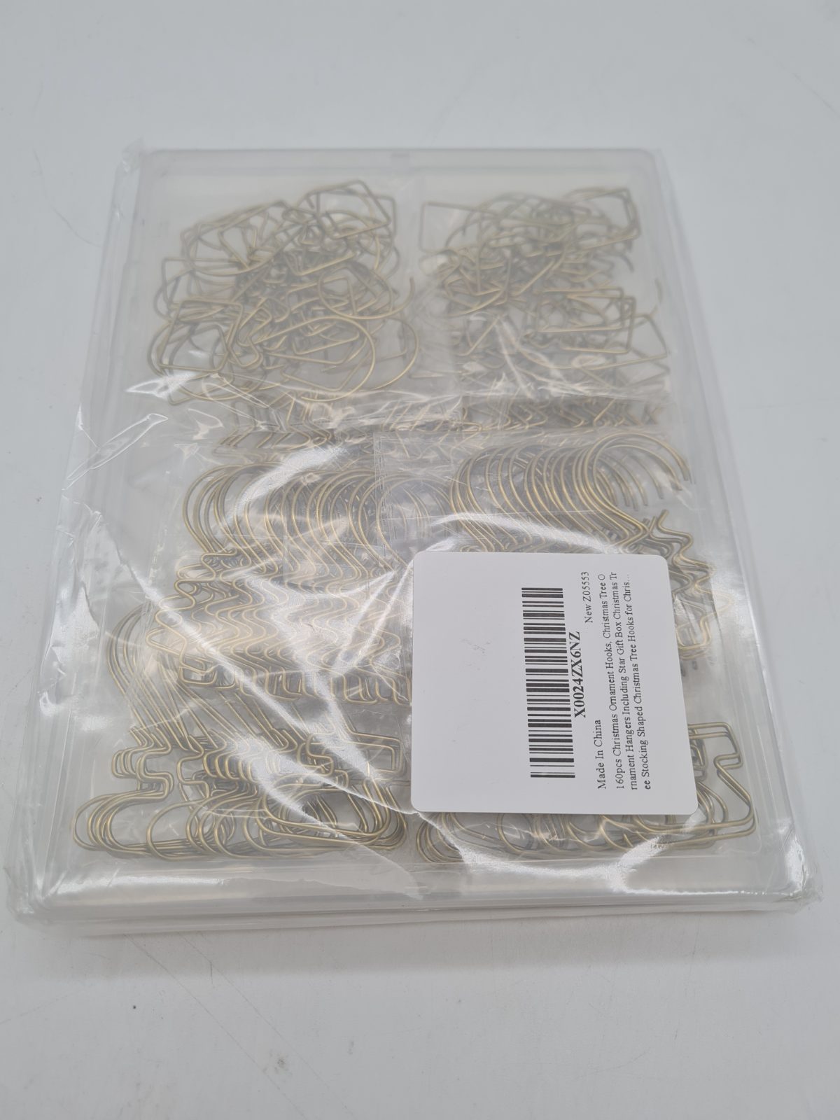 Assorted Shaped Christmas Ornament Hooks â€” photograph 3