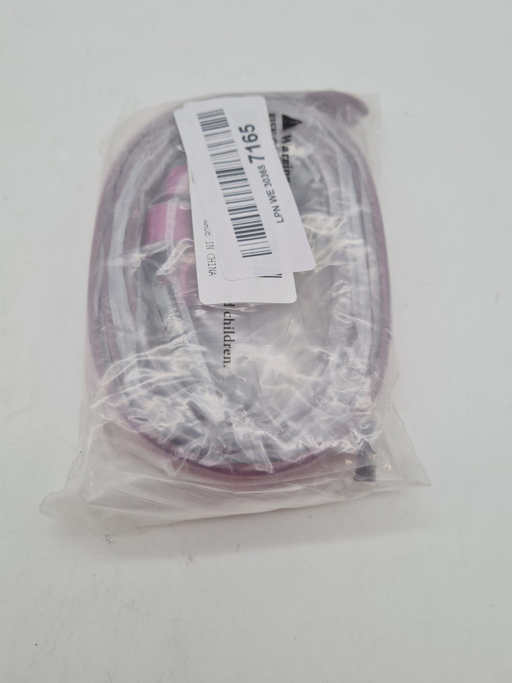 Purple Narrow Belt with Pin Buckle — photograph 3