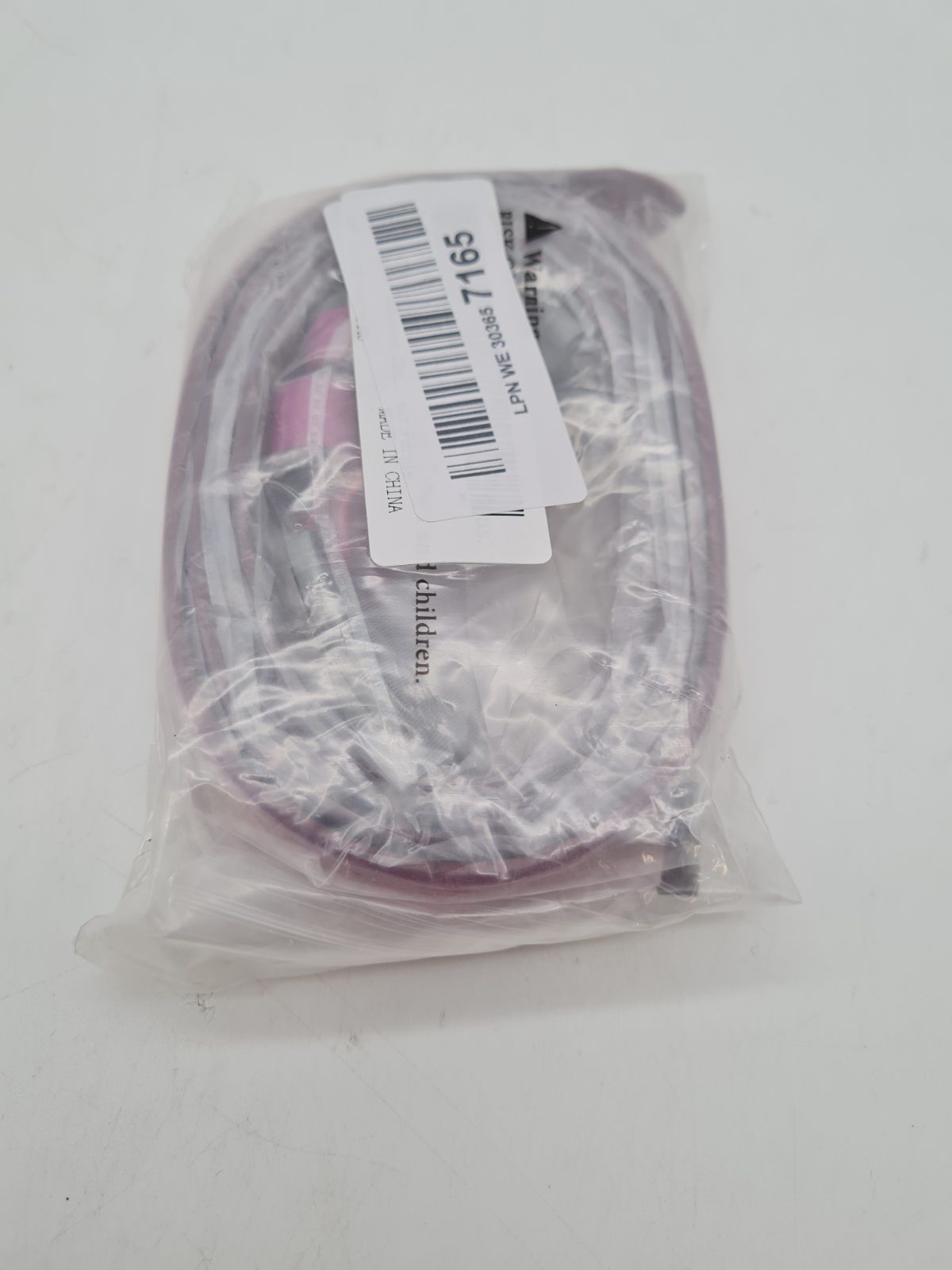 Purple Narrow Belt with Pin Buckle — photograph 3