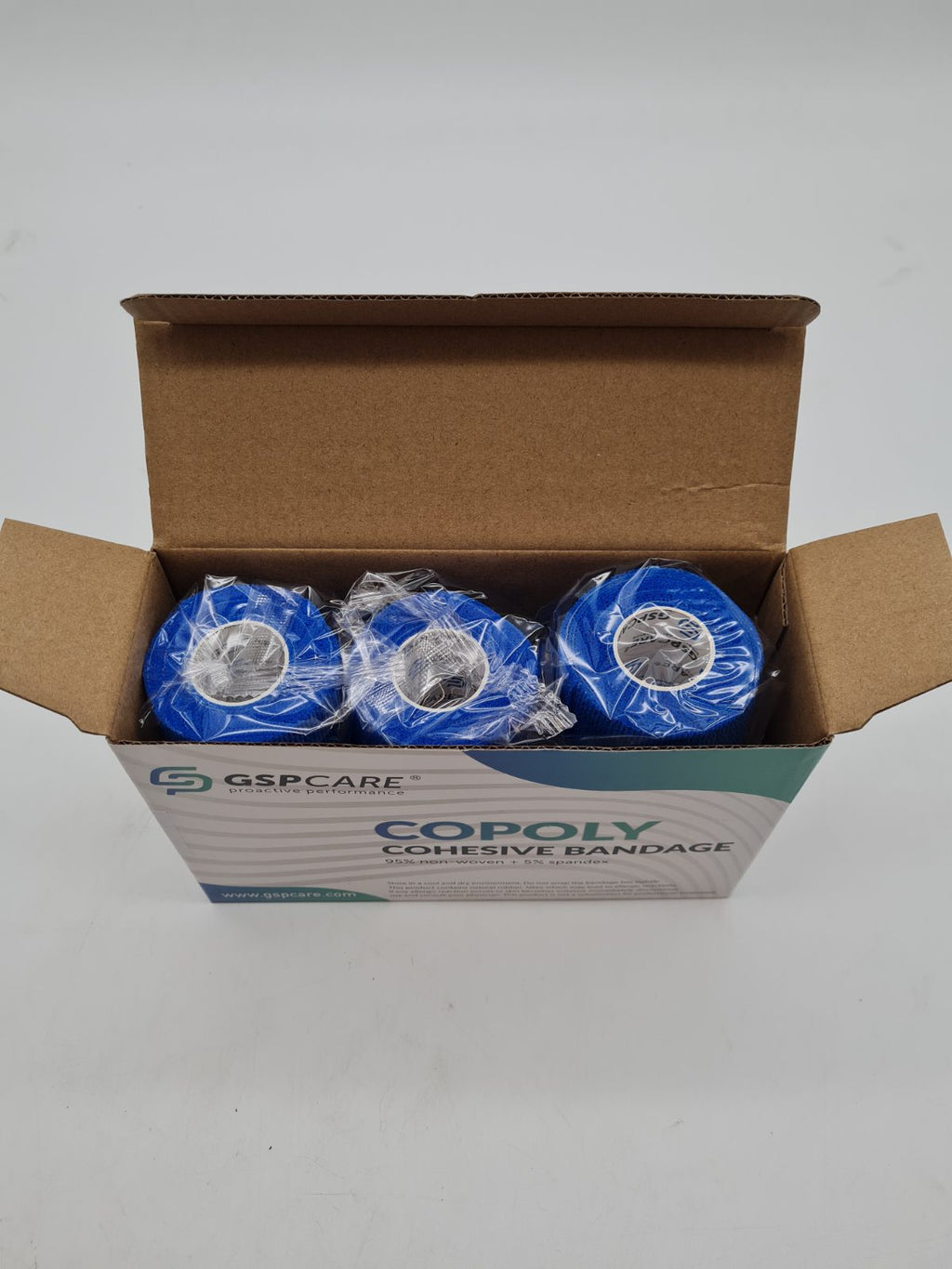 Set of 4 GSPCARE Copoly Cohesive Bandage Rolls — photograph 2