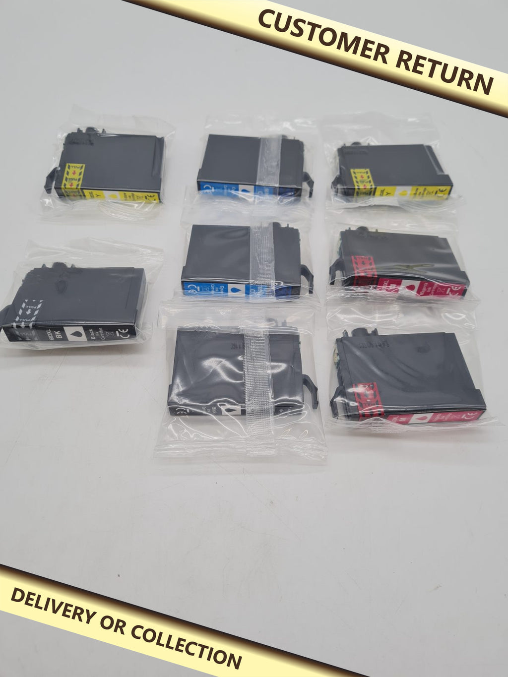 Hookink 603XL Compatible Ink Cartridges – Set of 8 â€” photograph 1 — Customer return; auction delivery information shown on image