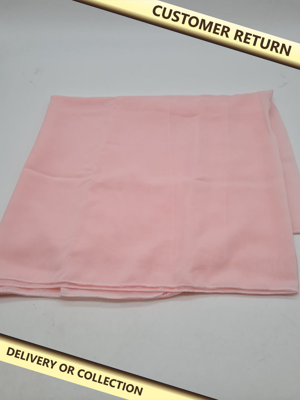 Chiffon Gauze Table Runner — photograph 1 — Customer return; auction delivery information shown on image