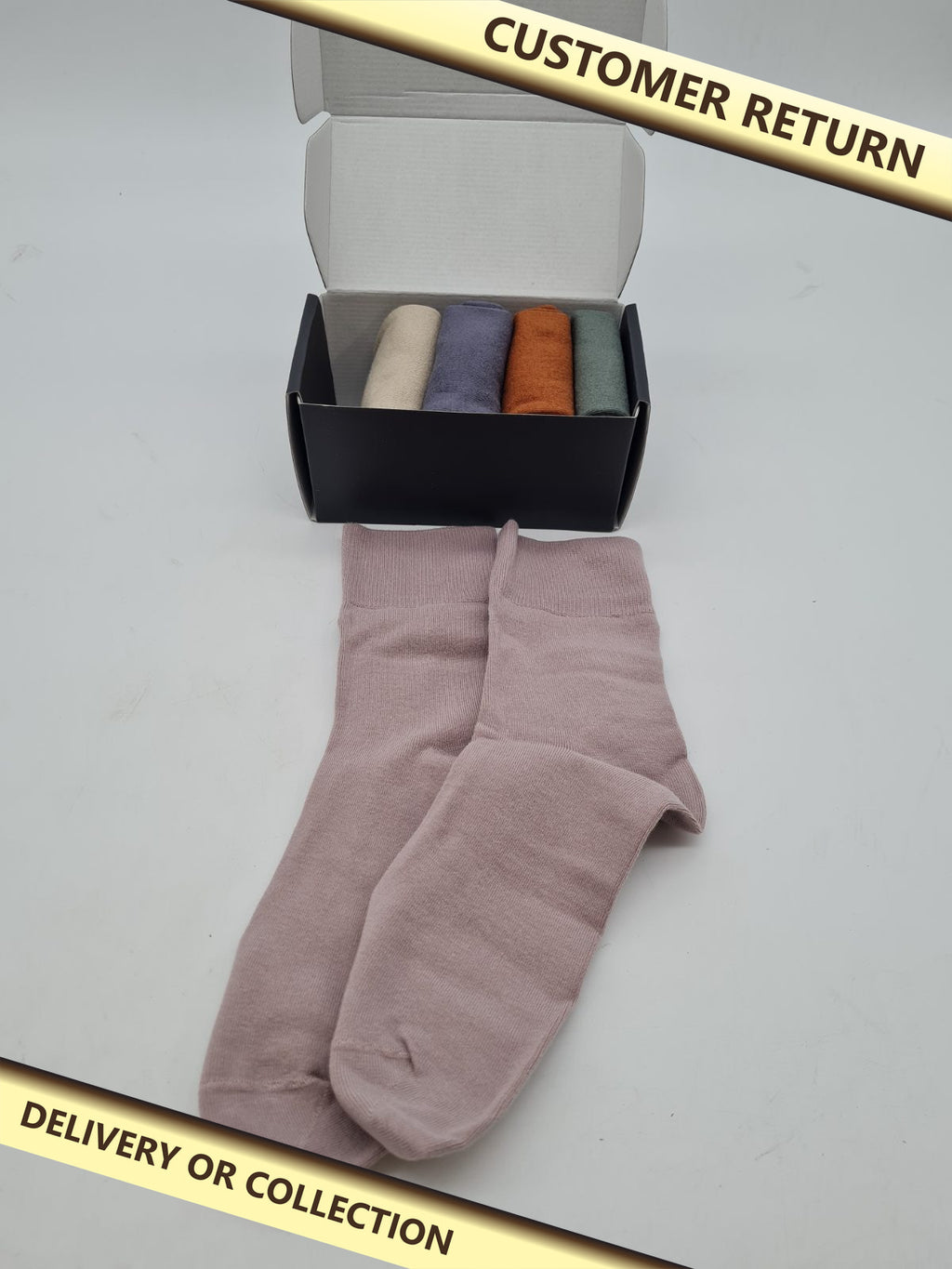FGZ 5-Pair Socks Set — photograph 1 — Customer return; auction delivery information shown on image