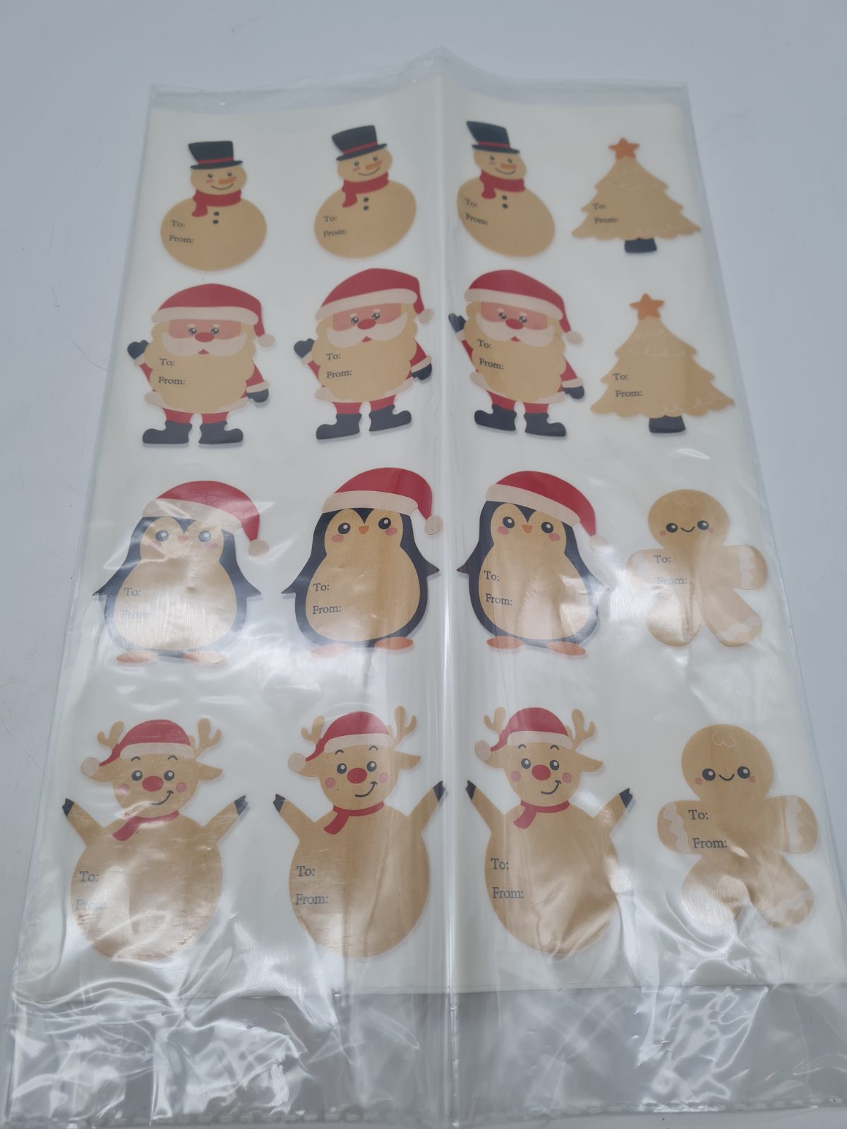 Christmas To/From Gift Tag Stickers â€” photograph 2