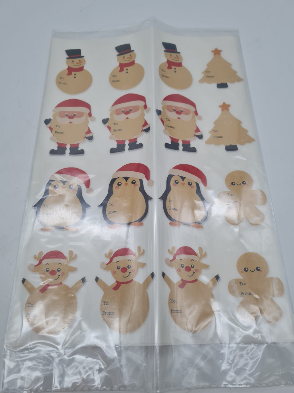 Christmas To/From Gift Tag Stickers â€” photograph 2