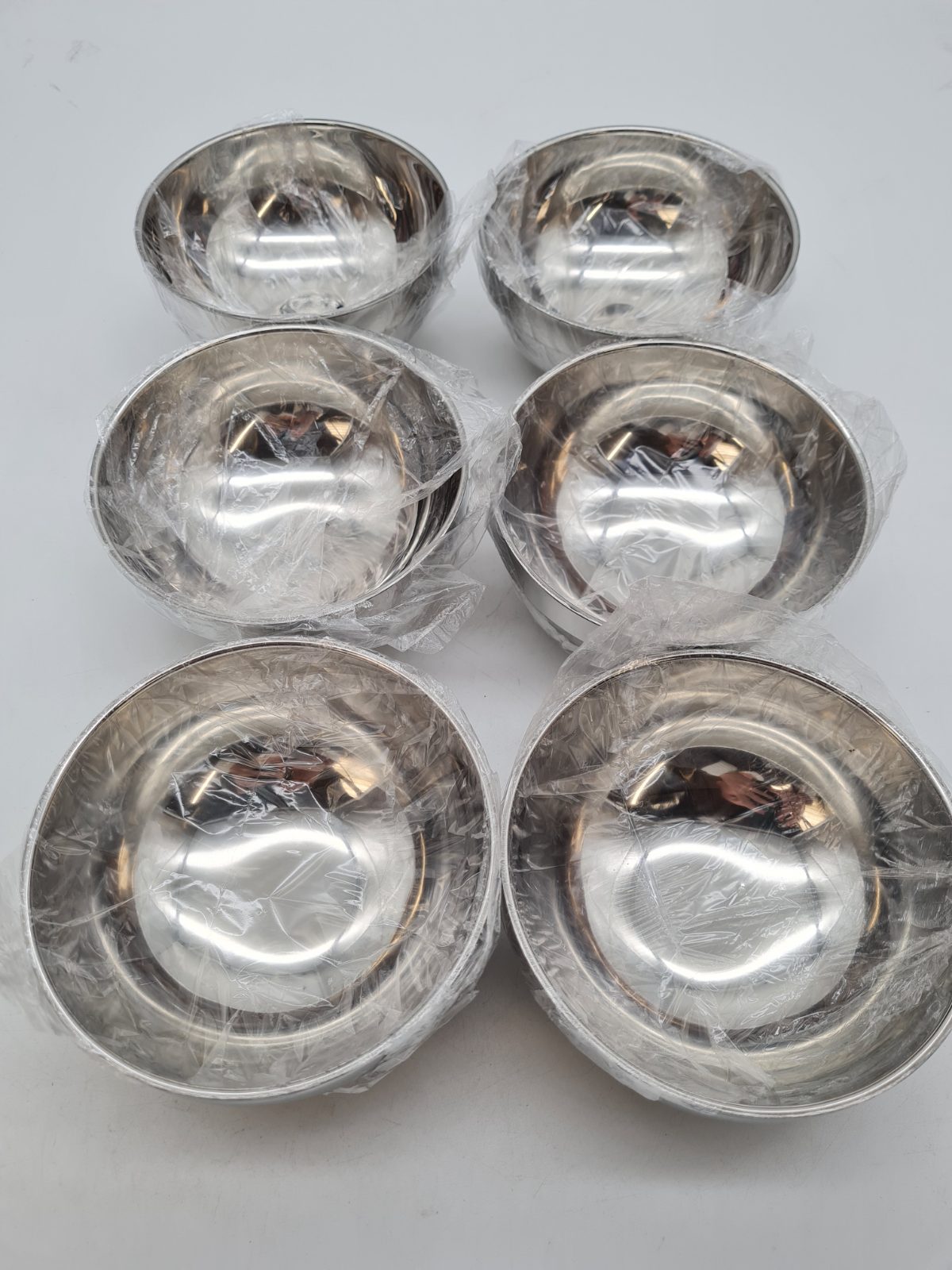 Set of 6 Stainless Steel Bowls ZHBJ-13 â€” photograph 1