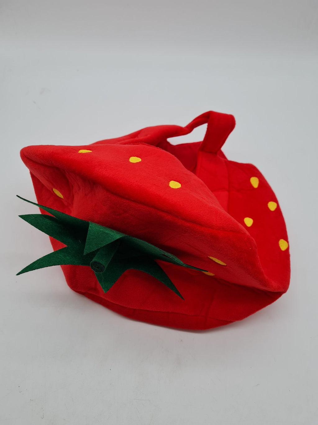 Strawberry Plush Novelty Hat â€” photograph 2