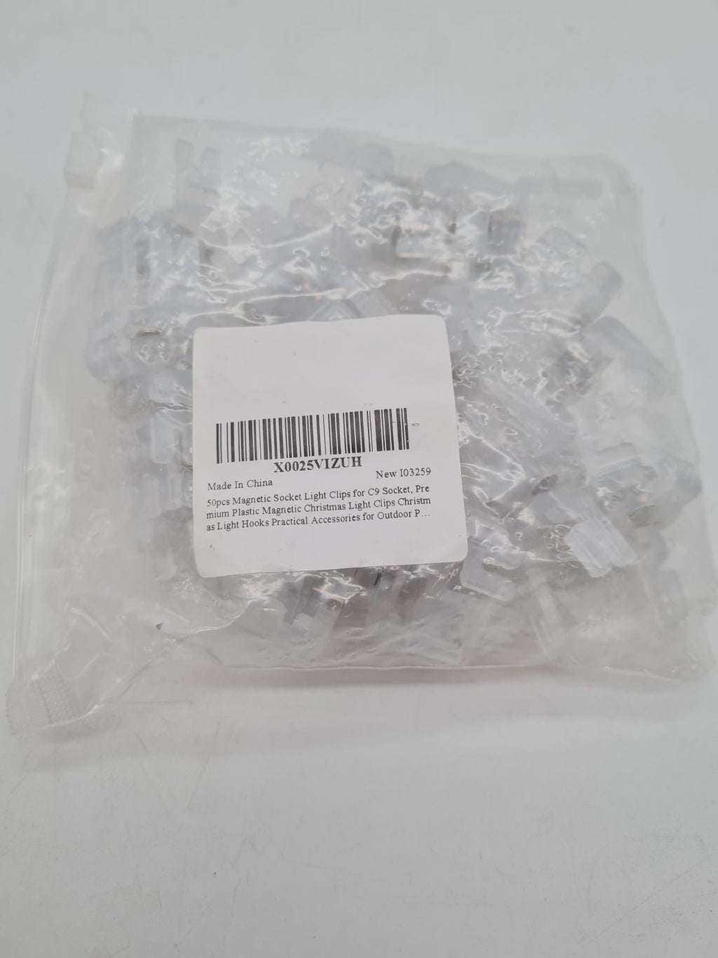 Magnetic Light Socket Clips 50pcs — photograph 1