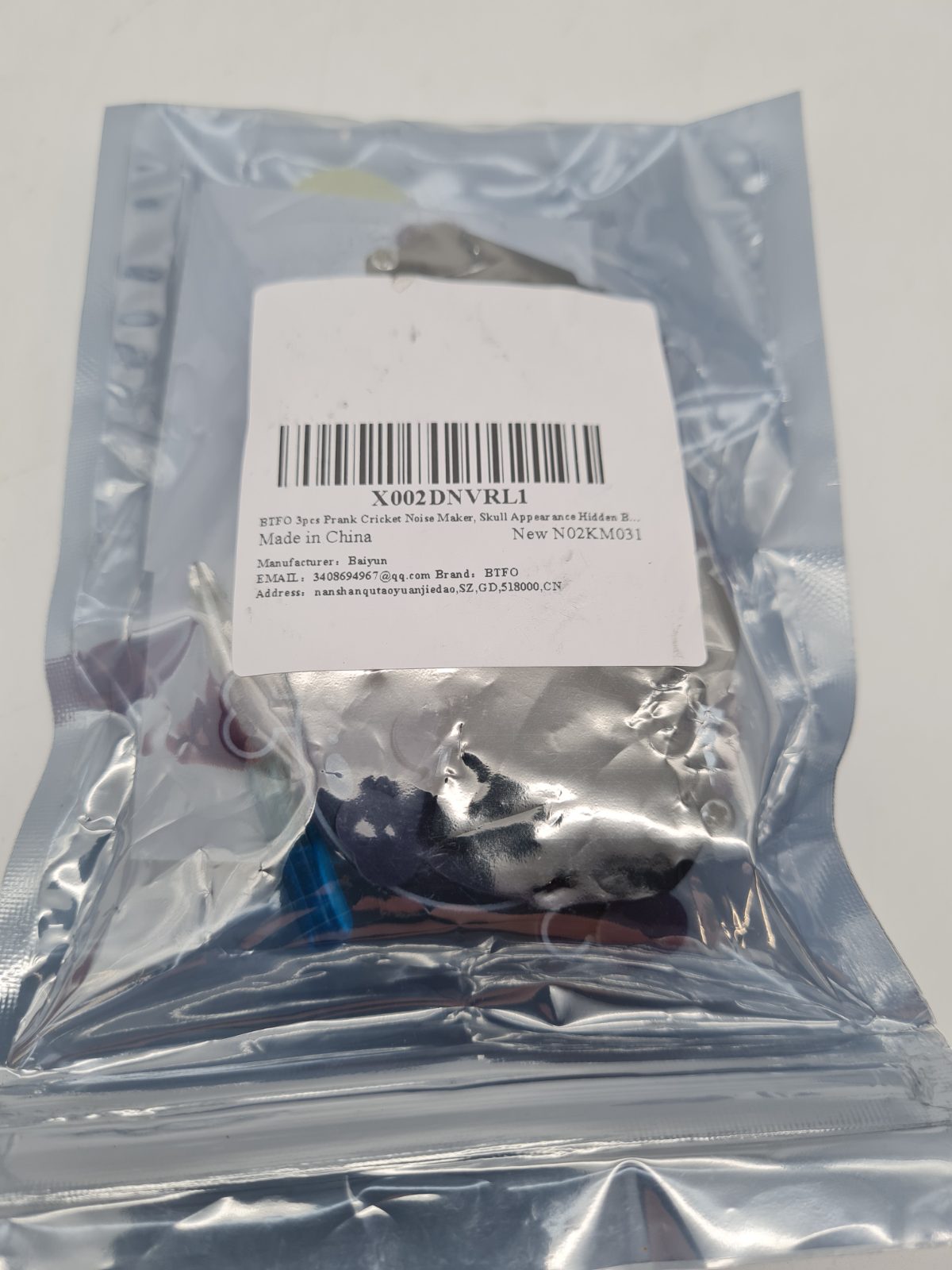 BTFO 3-Piece Prank Cricket Noise Maker Set â€” photograph 2