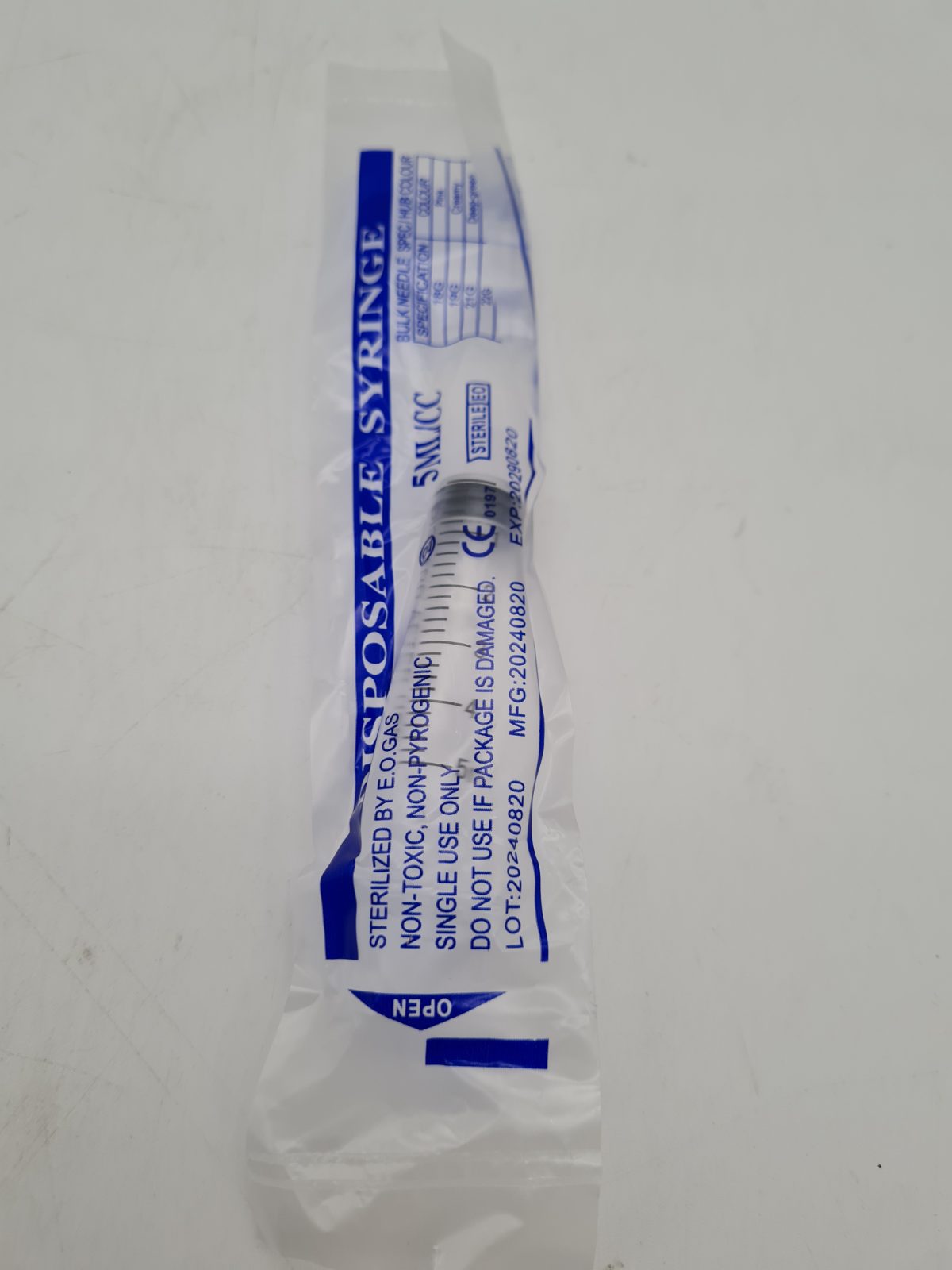5 ml/cc Disposable Syringes — photograph 3