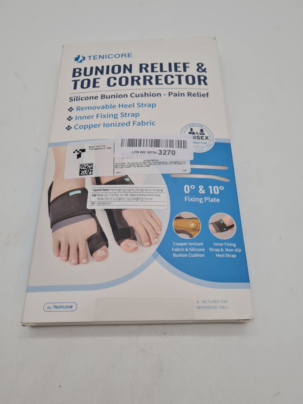 Bunion and Toe Corrector Splint Pair — photograph 3