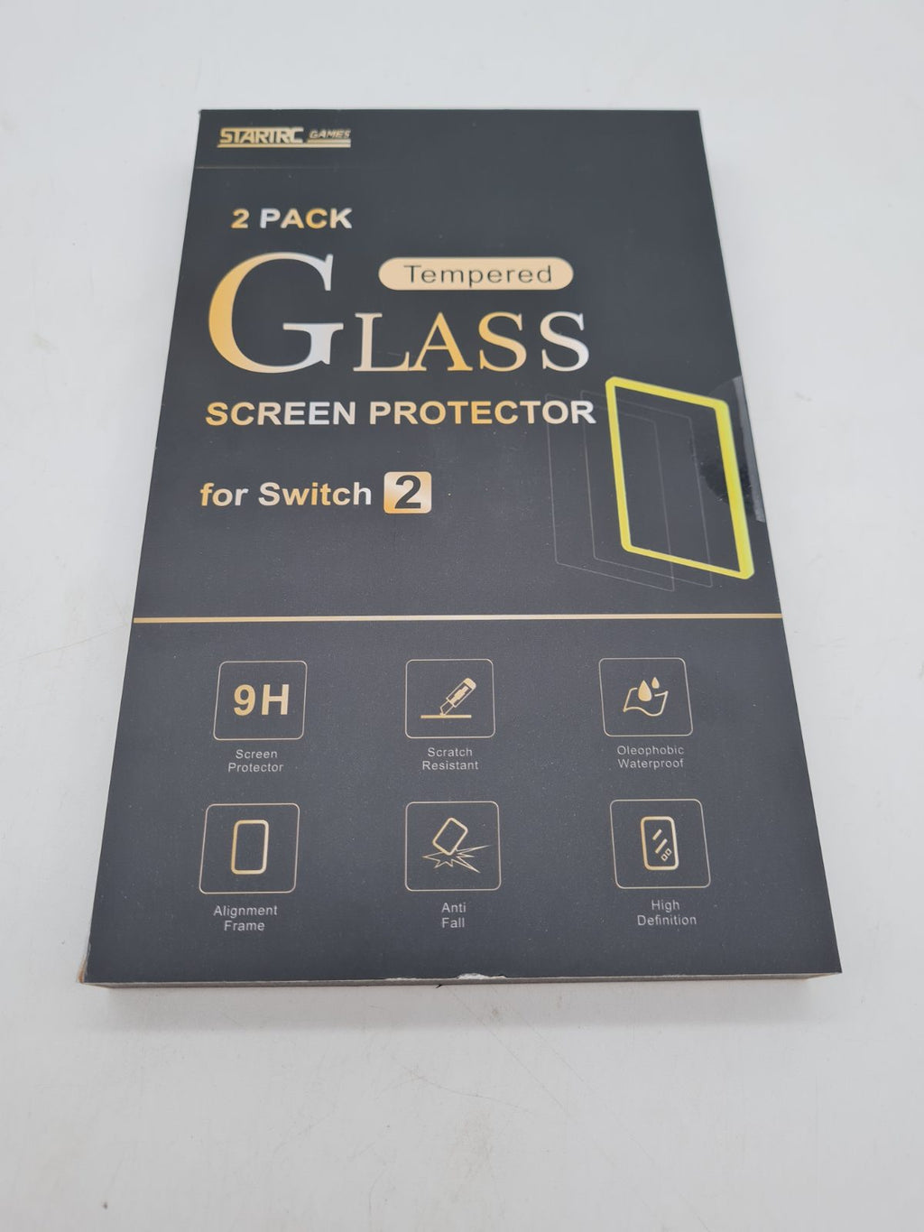 Tempered Glass Screen Protector 2-Pack for Switch 2 â€” photograph 1