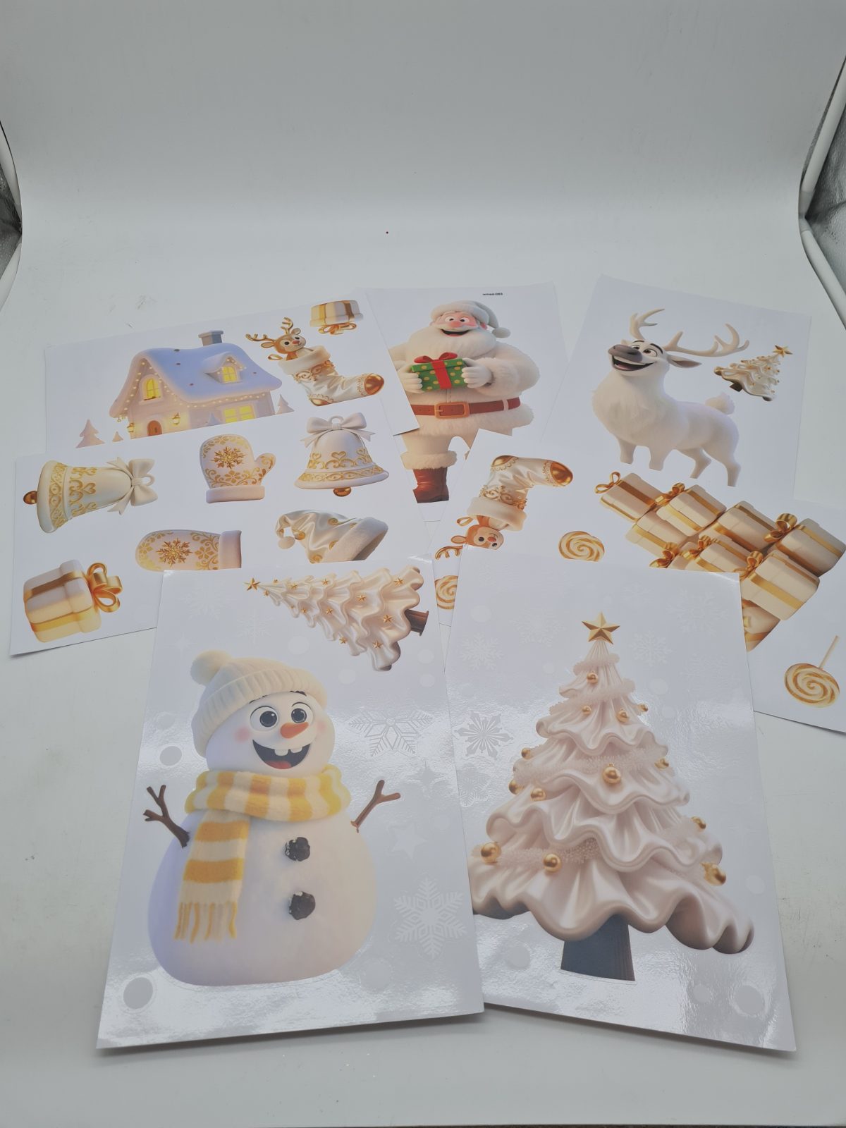 Assorted Christmas Window sticker Decoration Set — photograph 2