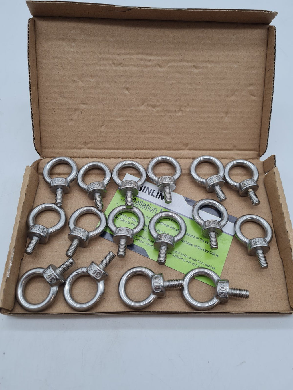16 M6 Eye Bolts DHLS5L16 — photograph 2