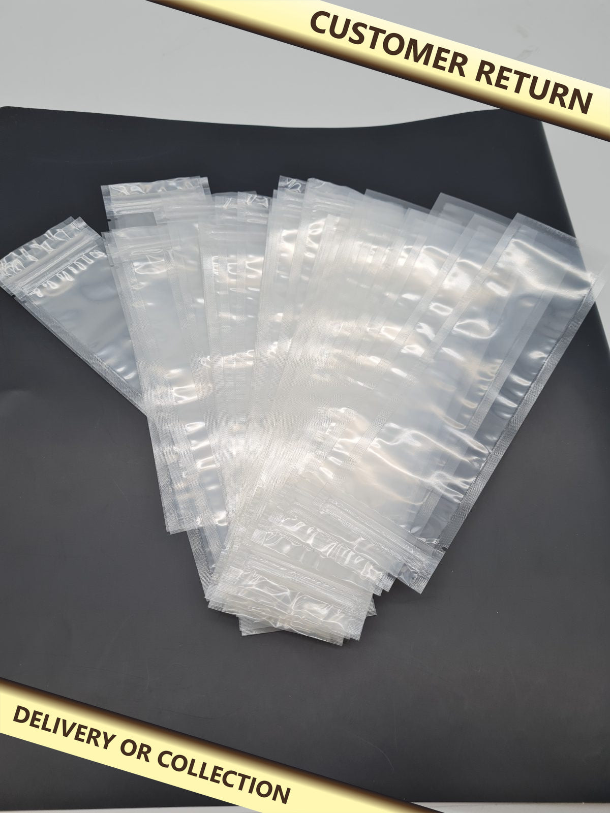 Small popsicle sealer bags, 7 x 22 â€” photograph 1 — Customer return; auction delivery information shown on image