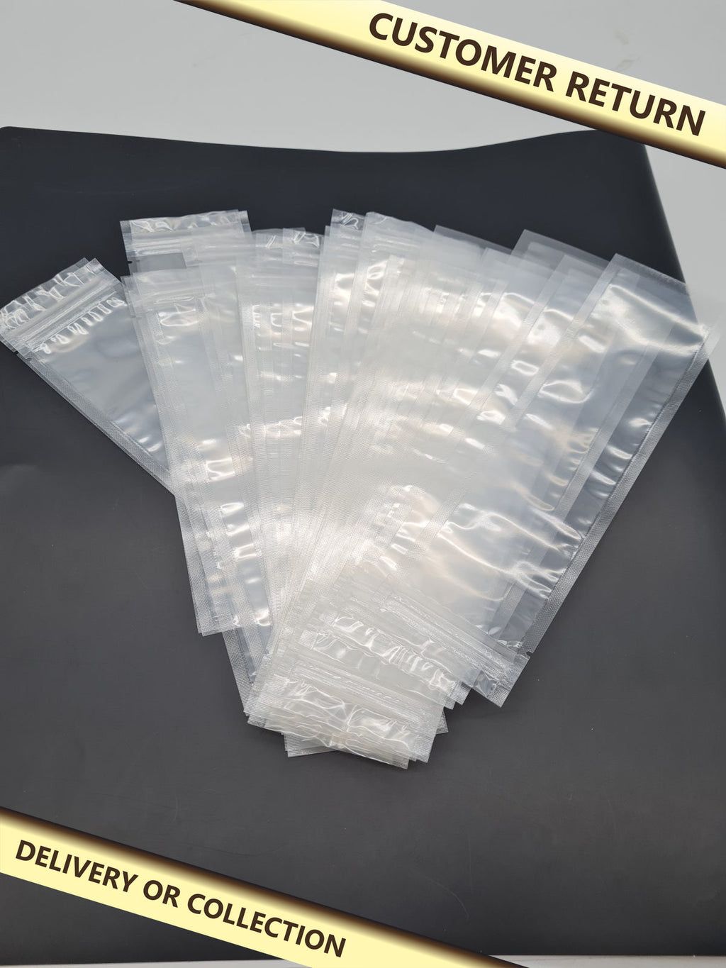 Small popsicle sealer bags, 7 x 22 â€” photograph 1 — Customer return; auction delivery information shown on image