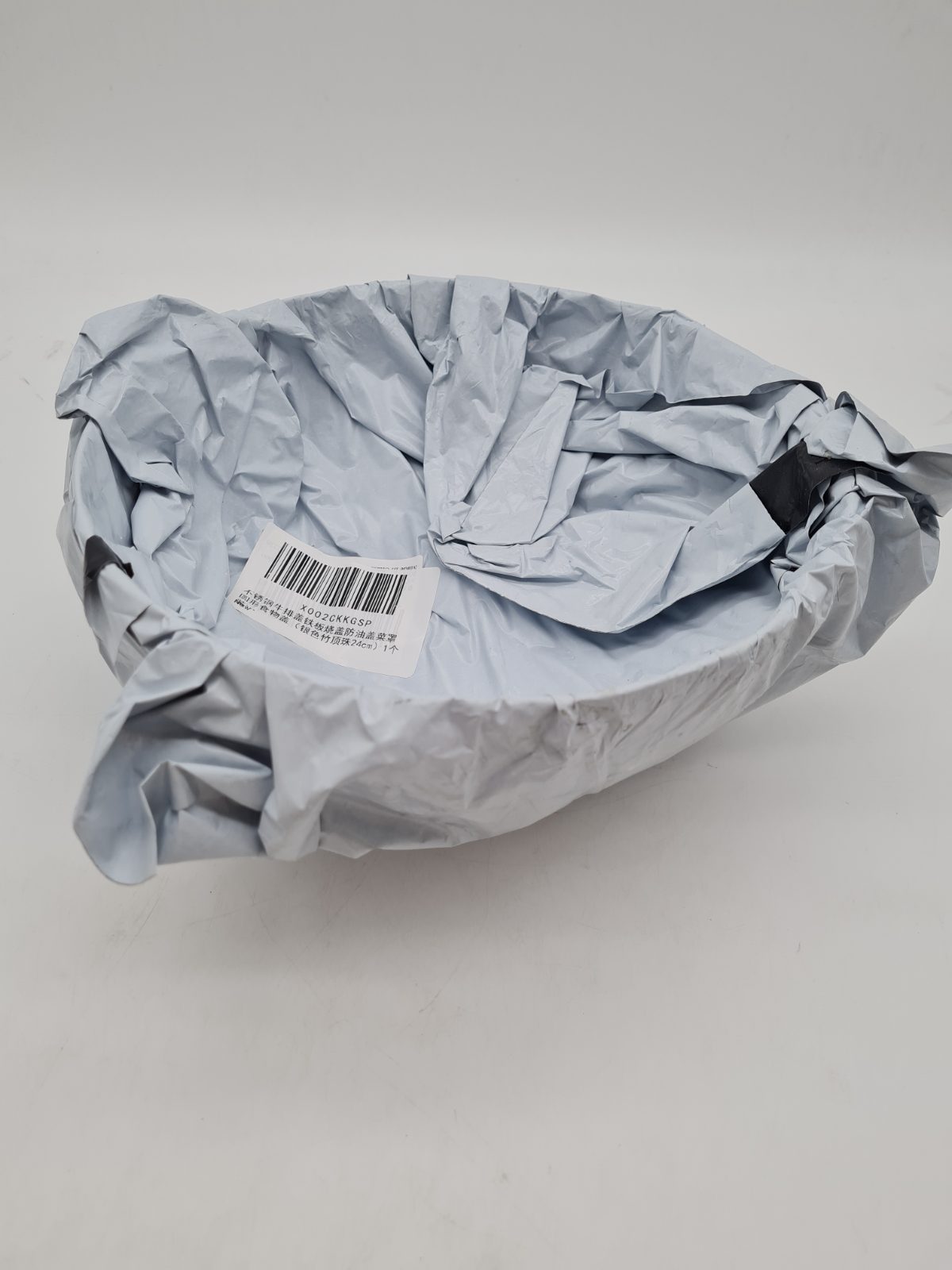 Domed Stainless-Steel Wok/Pan Lid — photograph 3