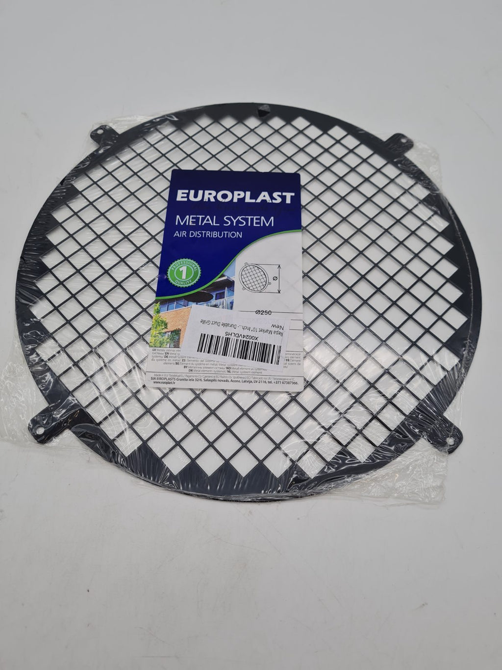 250mm Round Metal Ventilation Grille — photograph 1