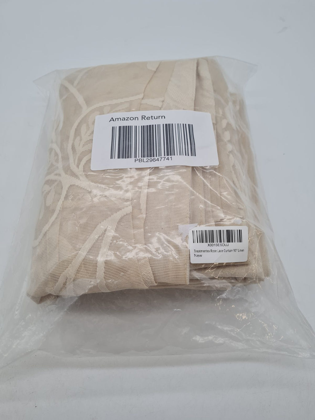 Rose Lace Curtain, 90in â€” photograph 1