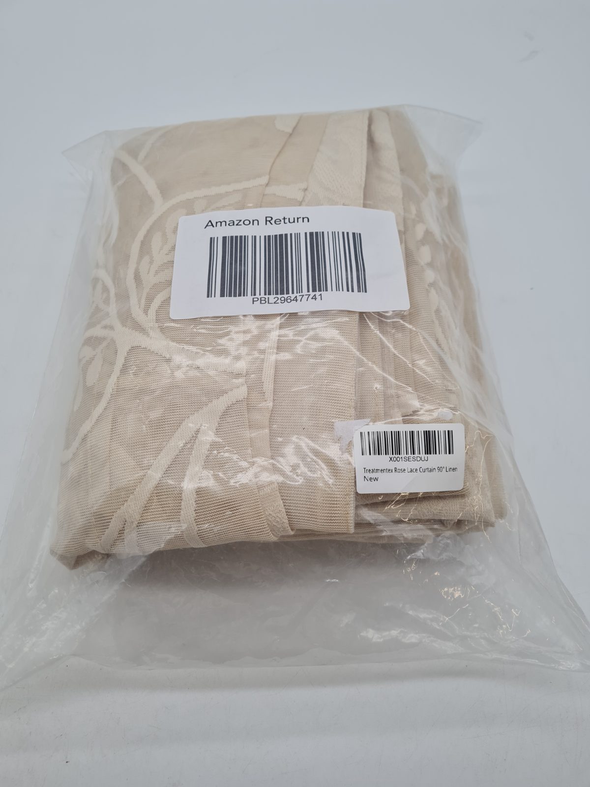 Rose Lace Curtain, 90in â€” photograph 1