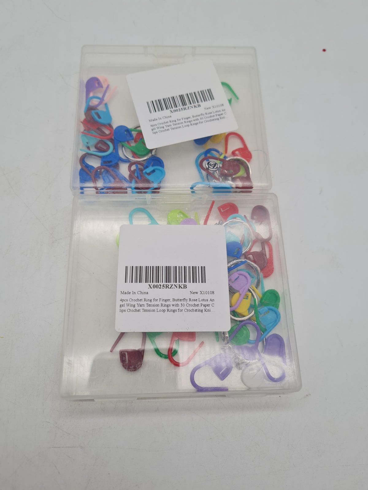 Crochet Tension Ring and Stitch Marker Set â€” photograph 3