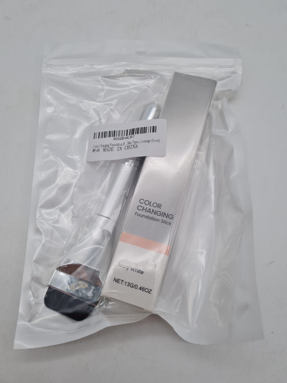 Colour-Changing Foundation Stick – Ivory White, 13g — photograph 3