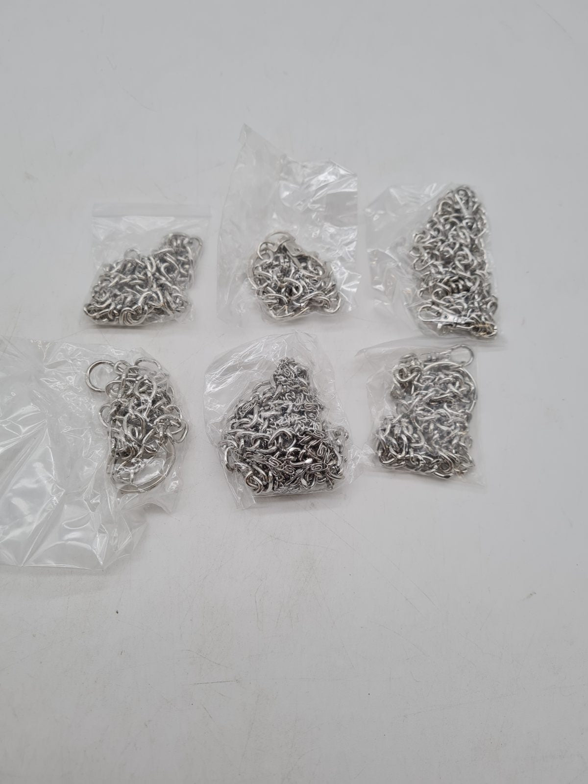 Set of 6 Metal Accessory Chains with Lobster Clasps — photograph 1