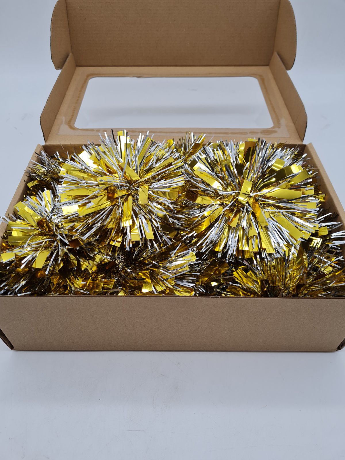 Christmas Tinsel Pom-Pom Craft Decorations â€” photograph 4