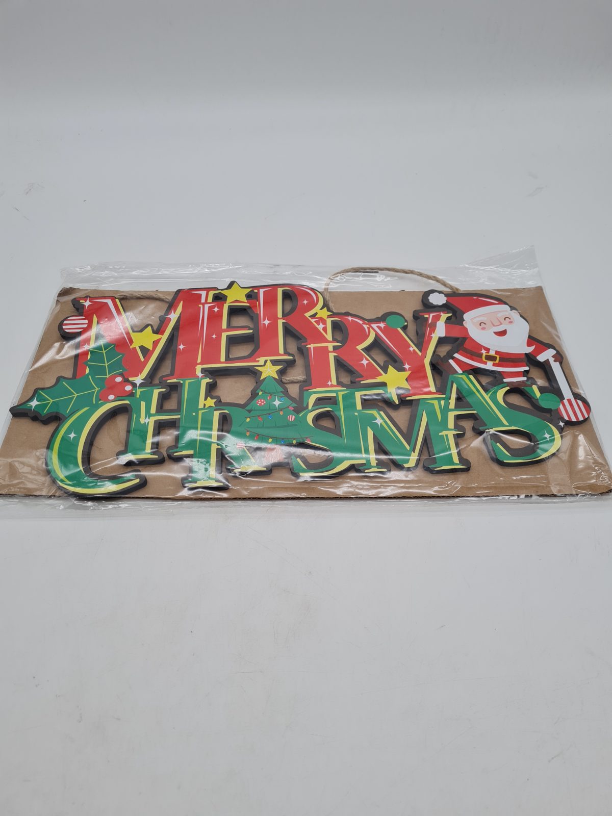 Hanging Merry Christmas Sign â€” photograph 3