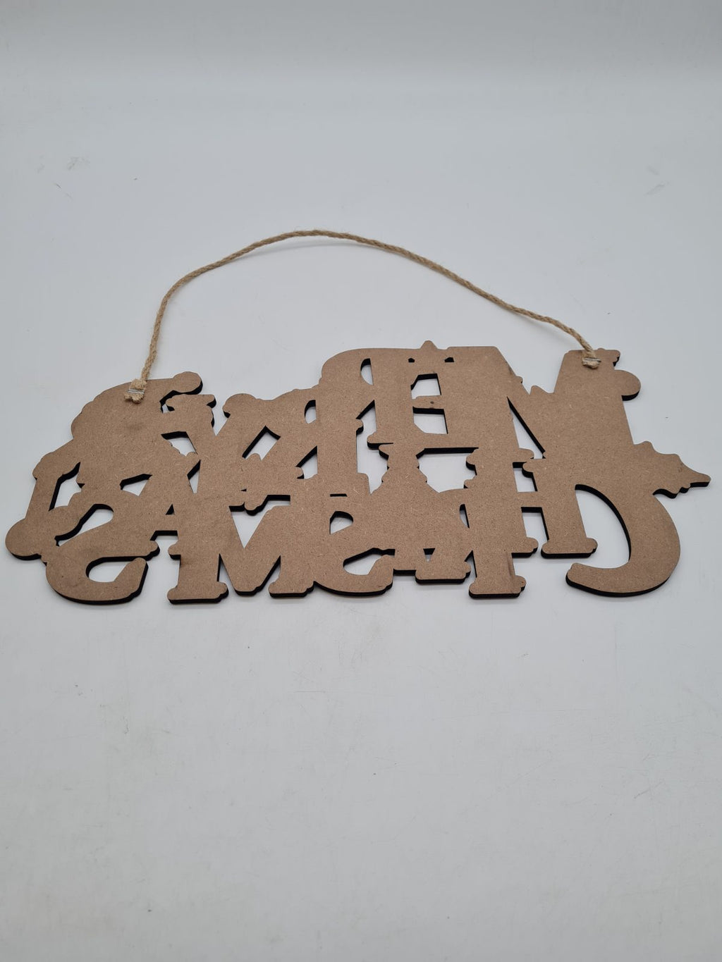 Hanging Merry Christmas Sign â€” photograph 2