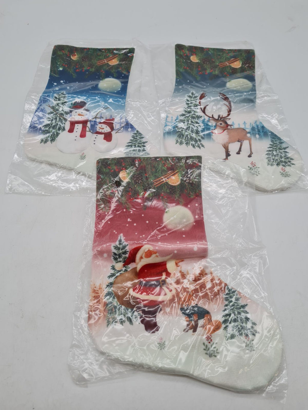 Set of 3 Christmas Stockings — photograph 2