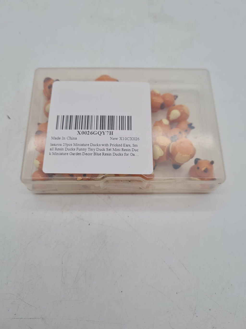 Set of Miniature resin Figurines ducks — photograph 3